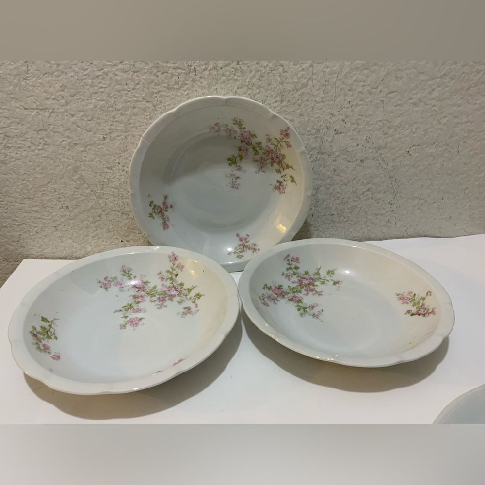 3 Rim salad /Dessert (Sauce) Bowl by VICTORIA (AUSTRIA) 7.5”